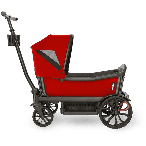 Veer Zonnescherm Pele Rood 2 Veer Zonnescherm Pele Rood - Afbeelding 2