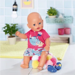 Zapf Creation BABY Born Bath Pyjama & Klompen 43 Cm -Kinder Speel Verkoop zapf creation baby born bath pyjama amp klompen 43 cm a307383 2