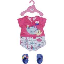 Zapf Creation BABY Born Bath Pyjama & Klompen 43 Cm -Kinder Speel Verkoop zapf creation baby born bath pyjama amp klompen 43 cm a307383 3